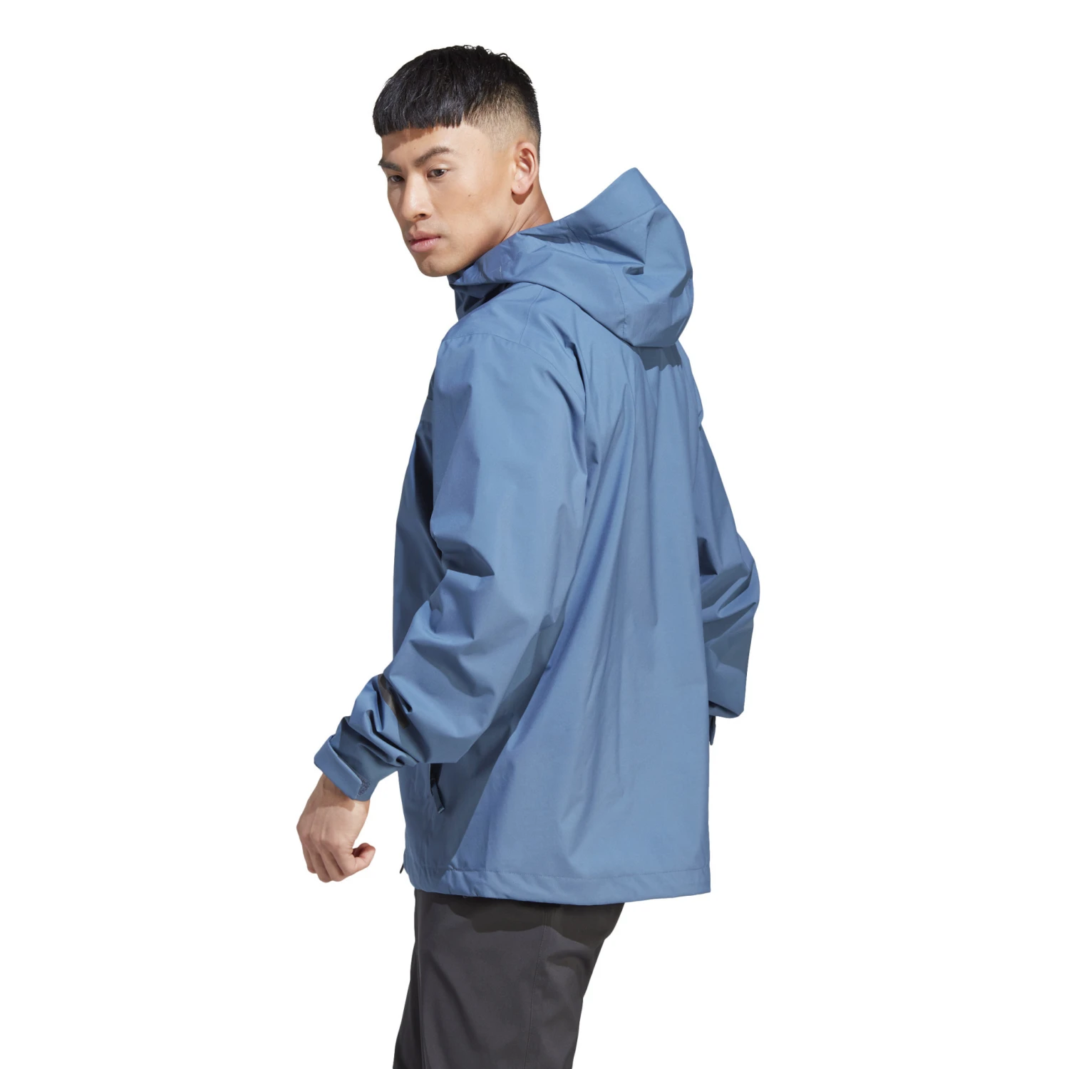 Adidas Terrex Multi Rain.RDY 2.5-Layer Rain Jacket (Blue) - Image 4