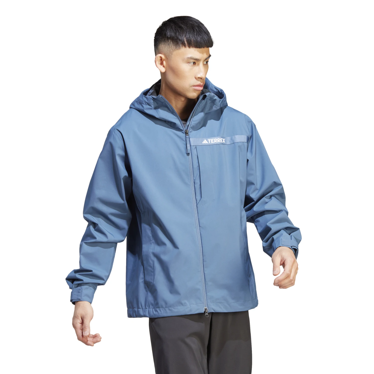 Adidas Terrex Multi Rain.RDY 2.5-Layer Rain Jacket (Blue) - Image 5