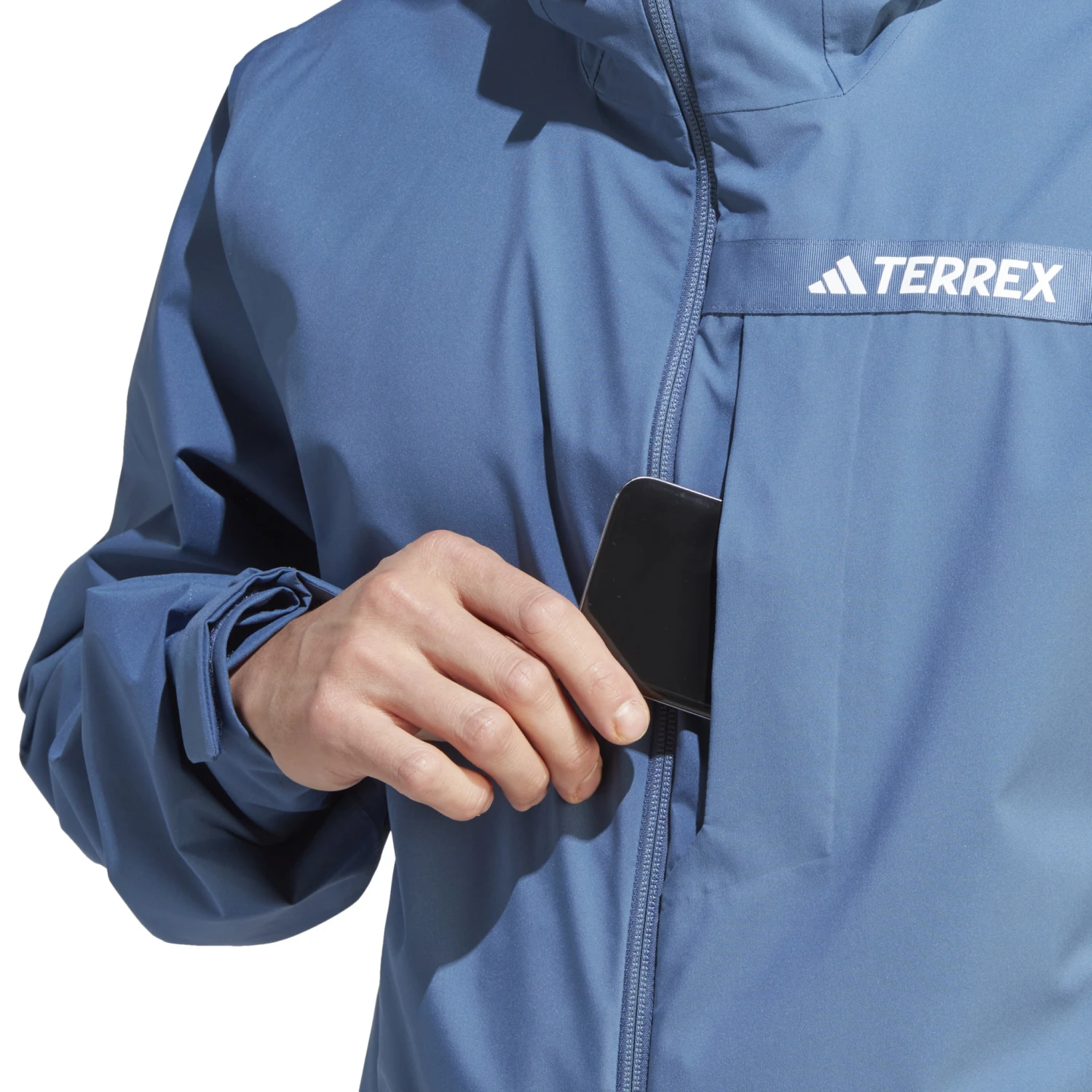 Adidas Terrex Multi Rain.RDY 2.5-Layer Rain Jacket (Blue) - Image 7