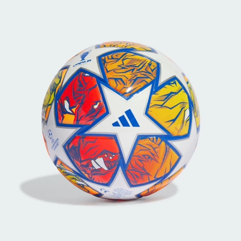 Adidas UCL 23/24 Knockout Mini Ball (Orange/White/Blue) - Image 2