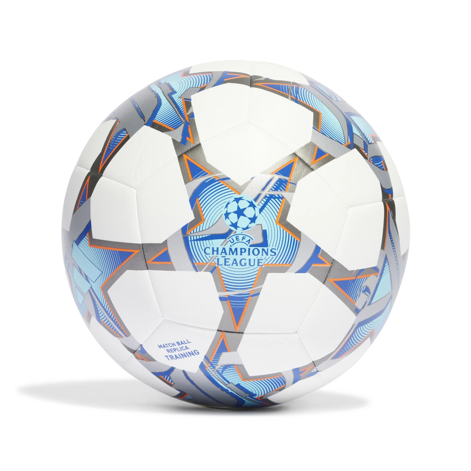 Adidas UCL 23/24 Training Ball (White/Blue/Silver)