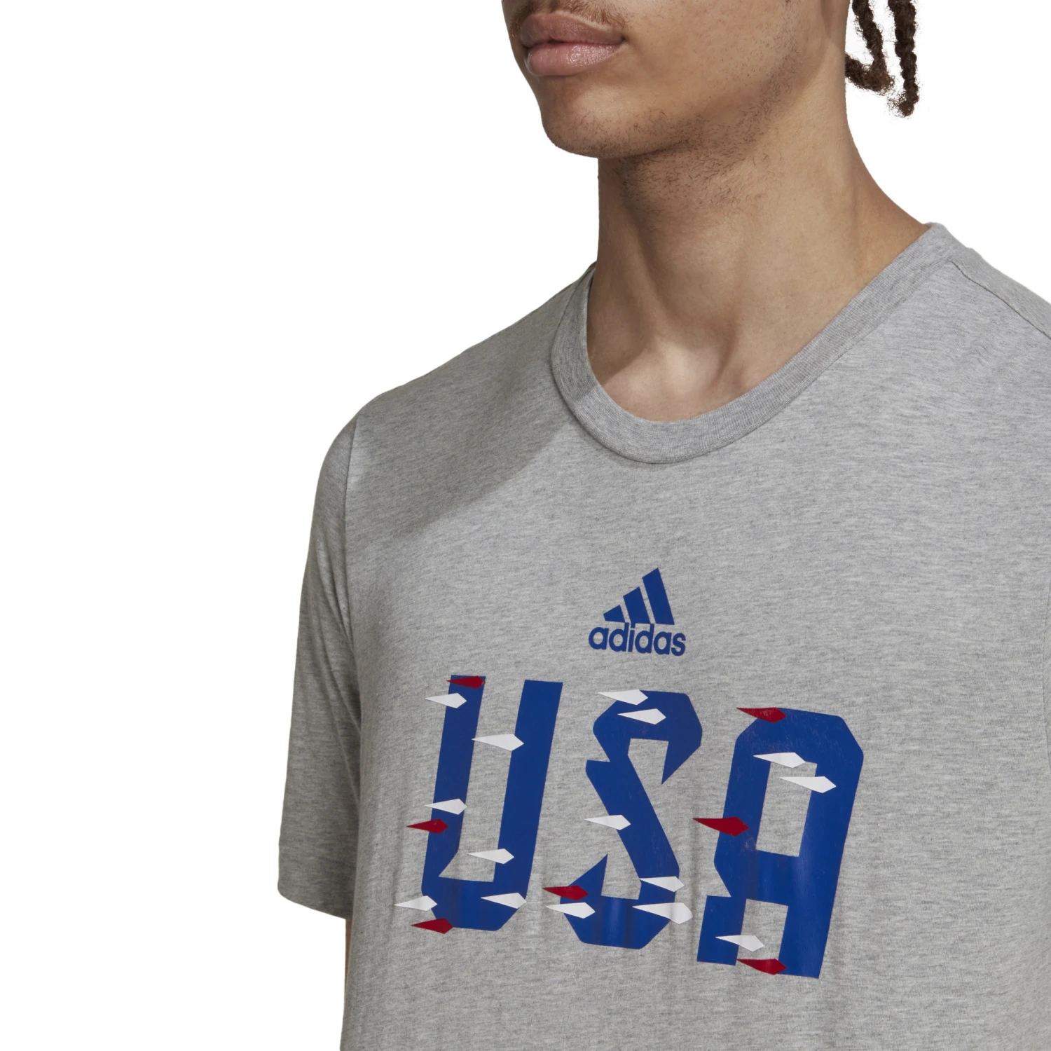 Adidas USA 2022 World Cup Tee (Gray) - Image 6
