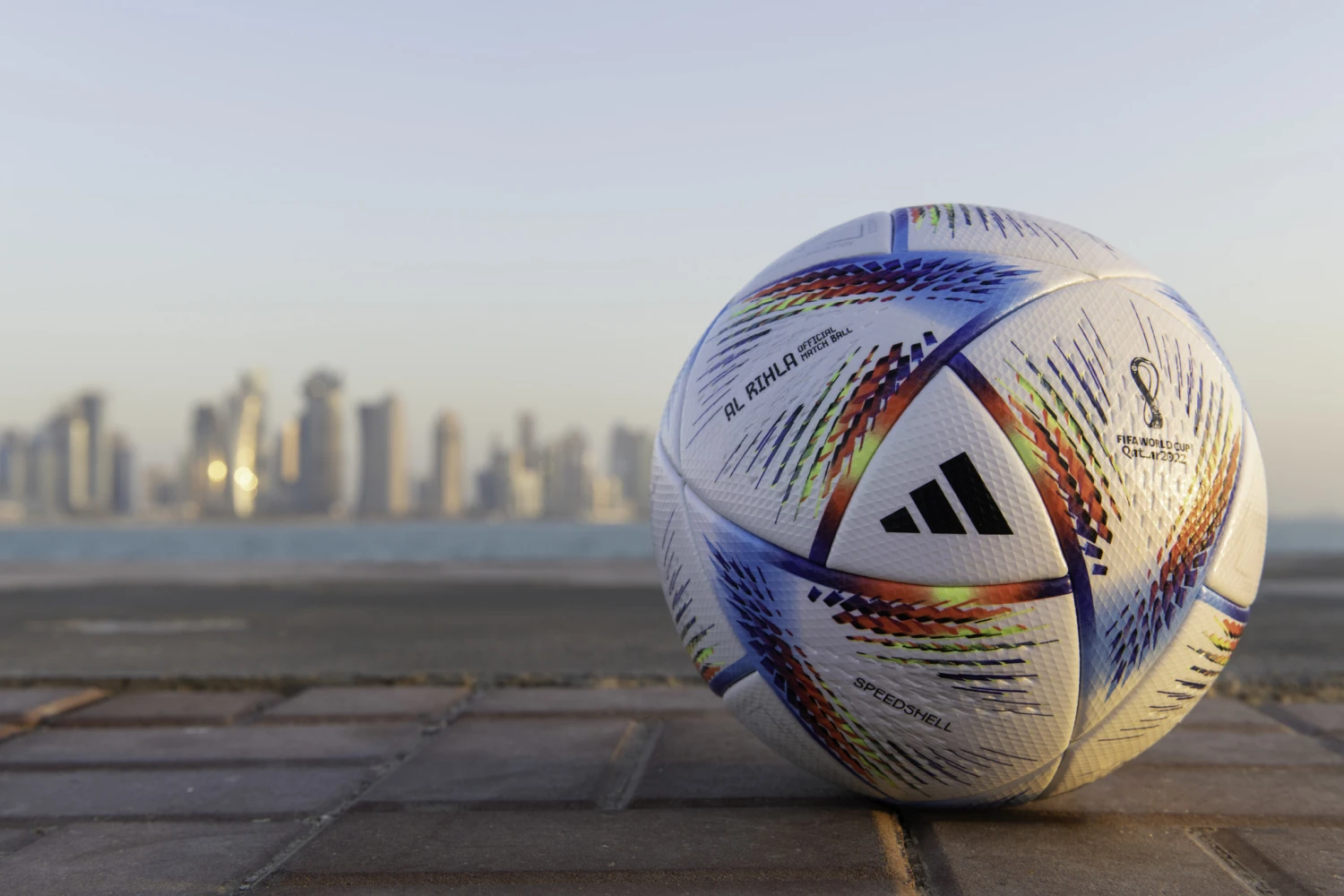 Adidas World Cup 2022 Al Rihla Pro Official Match Ball (White/Multi) - Image 4