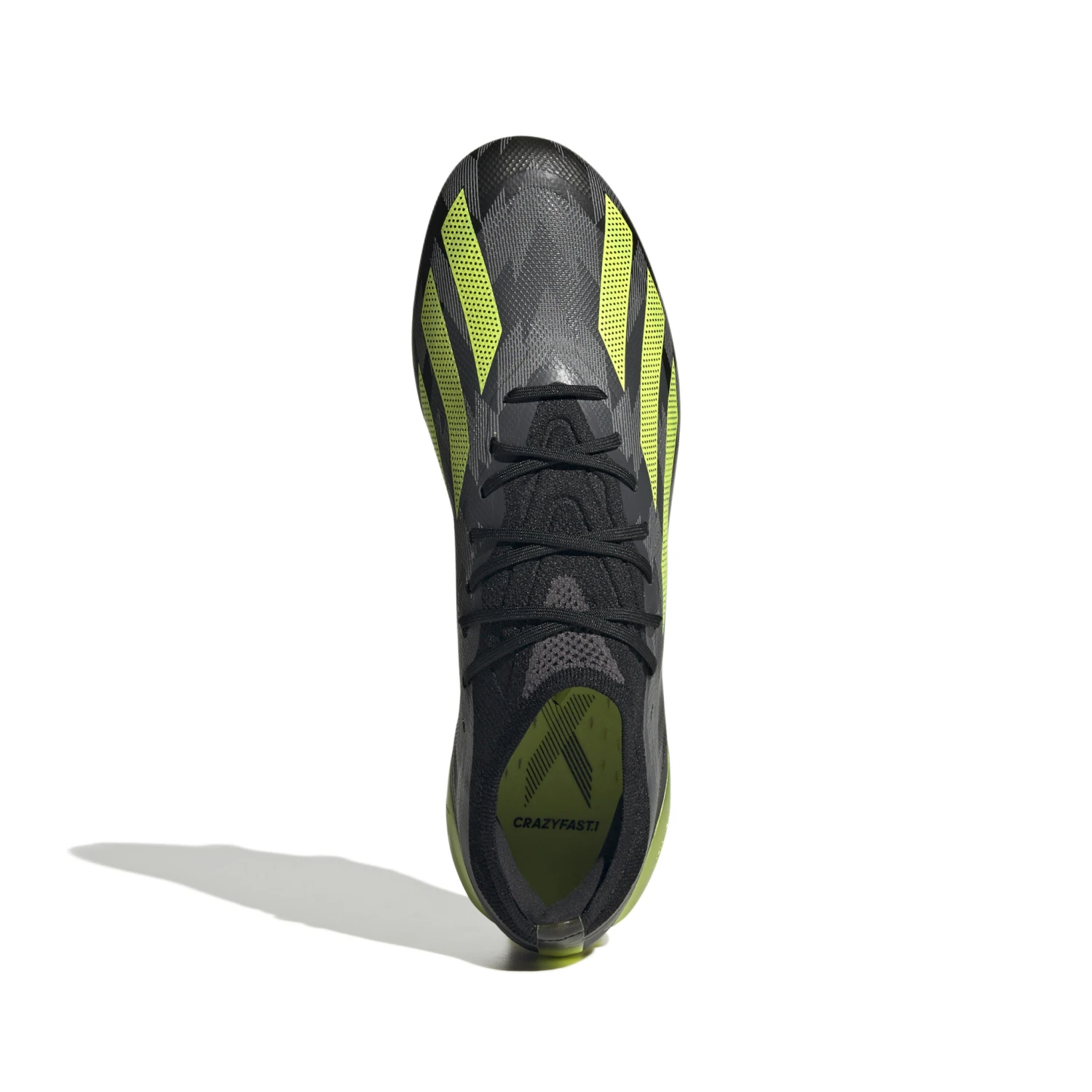 Adidas X Crazyfast Injection.1 FG (Black/Gray/Lime) - Image 3