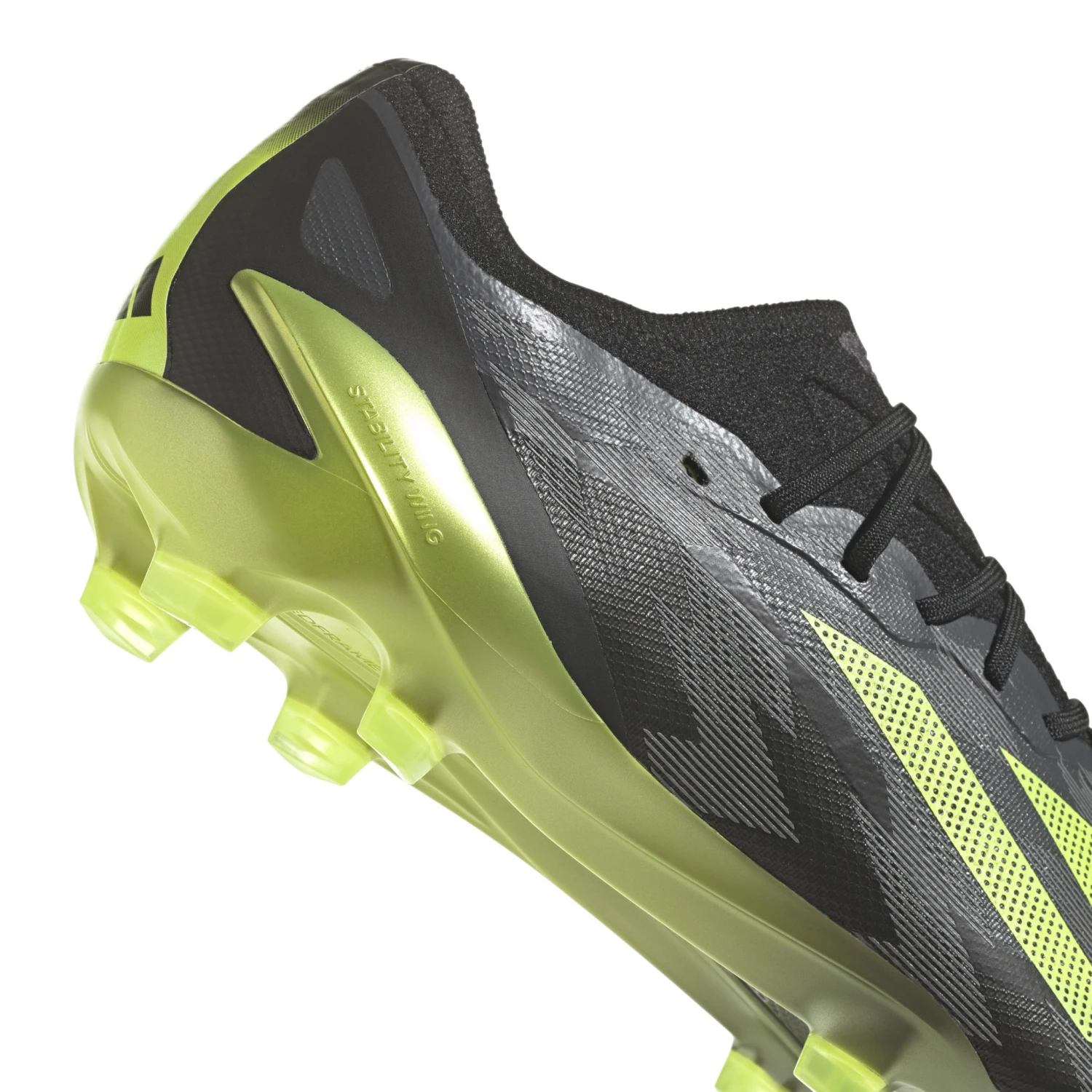 Adidas X Crazyfast Injection.1 FG (Black/Gray/Lime) - Image 7
