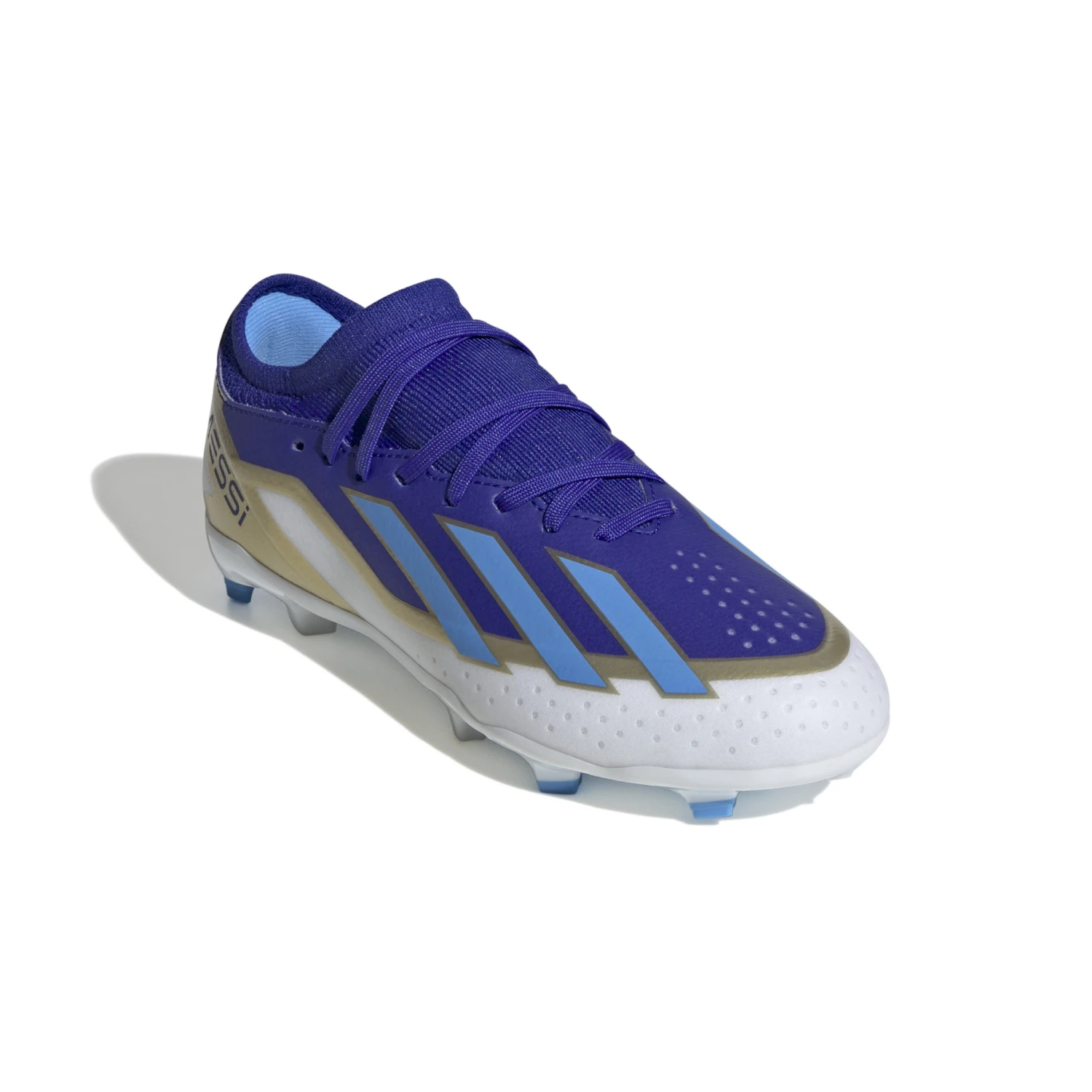 Adidas X Crazyfast League FG Jr Messi (Blue/White/Gold) - Image 5