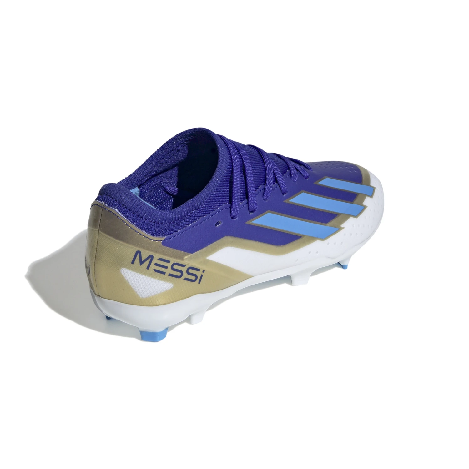 Adidas X Crazyfast League FG Jr Messi (Blue/White/Gold) - Image 6