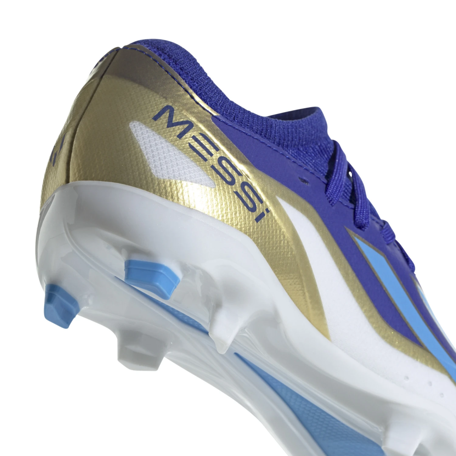 Adidas X Crazyfast League FG Jr Messi (Blue/White/Gold) - Image 8