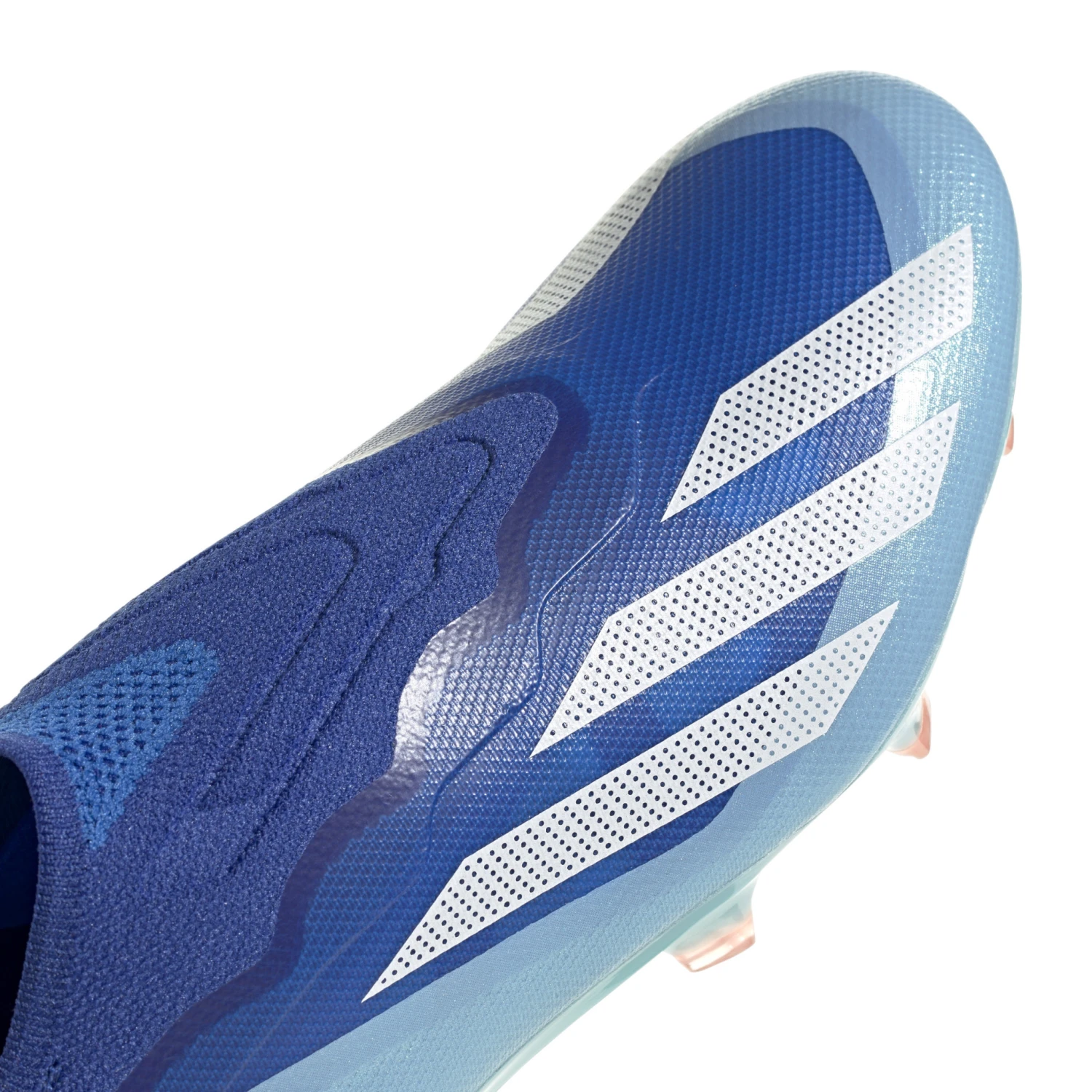 Adidas X Crazyfast.1 Laceless FG (Blue/White) - Image 7