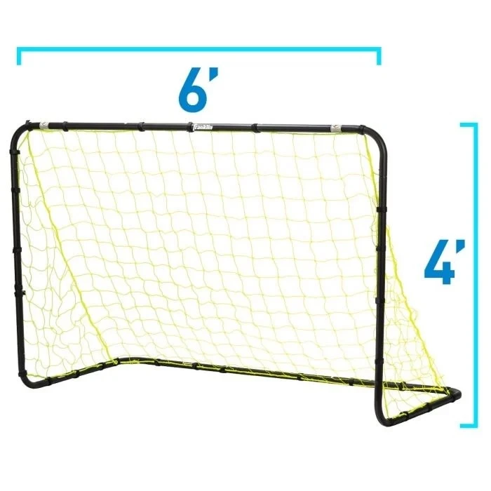 Franklin Competition Black Steel Soccer Goal 4'X6' - Image 2