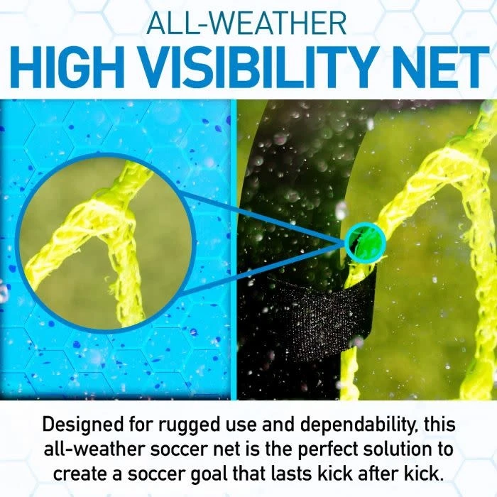 Franklin Competition Black Steel Soccer Goal 4'X6' - Image 6