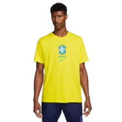 Nike Brazil 2022 Crest Tee (Yellow)