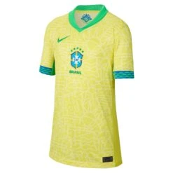 Nike Brazil 2024 Home Jersey Youth (Yellow)