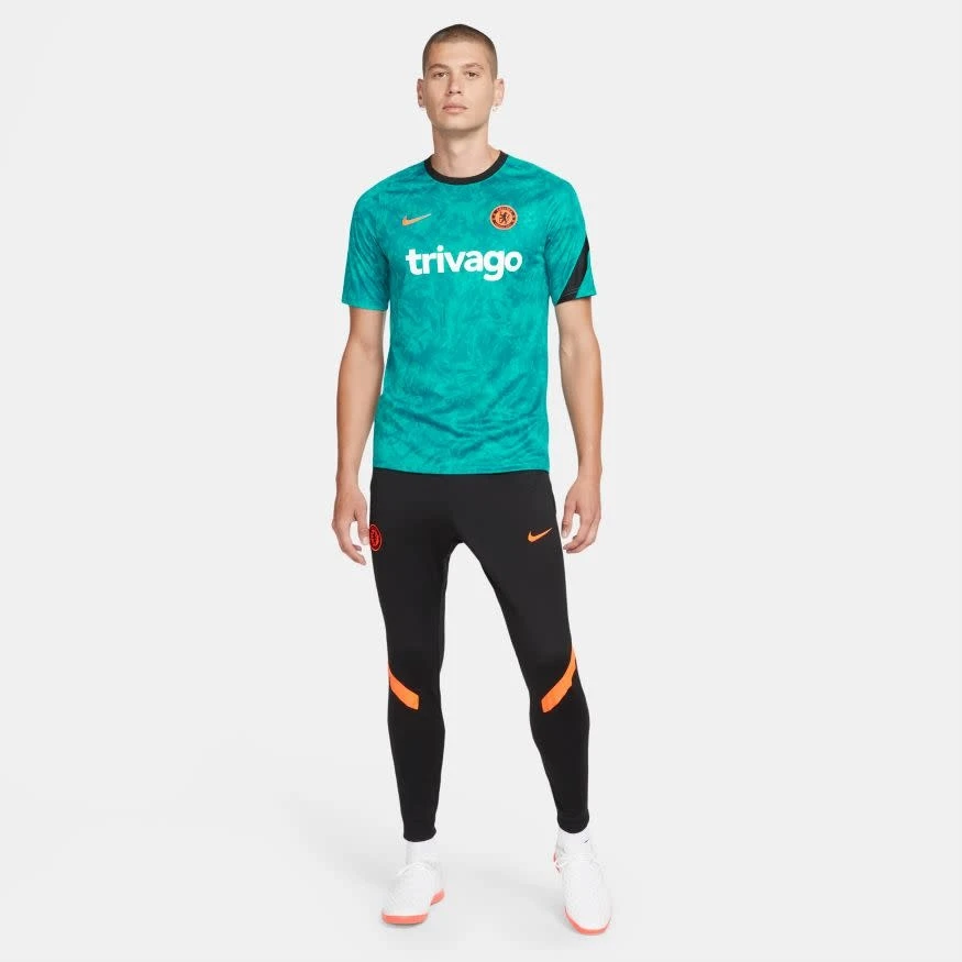 Nike Chelsea 21/22 Prematch CL Jersey (Aqua) - Image 5