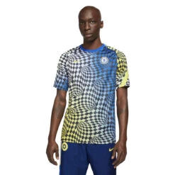 Nike Chelsea 21/22 Prematch Jersey (Blue/Yellow)