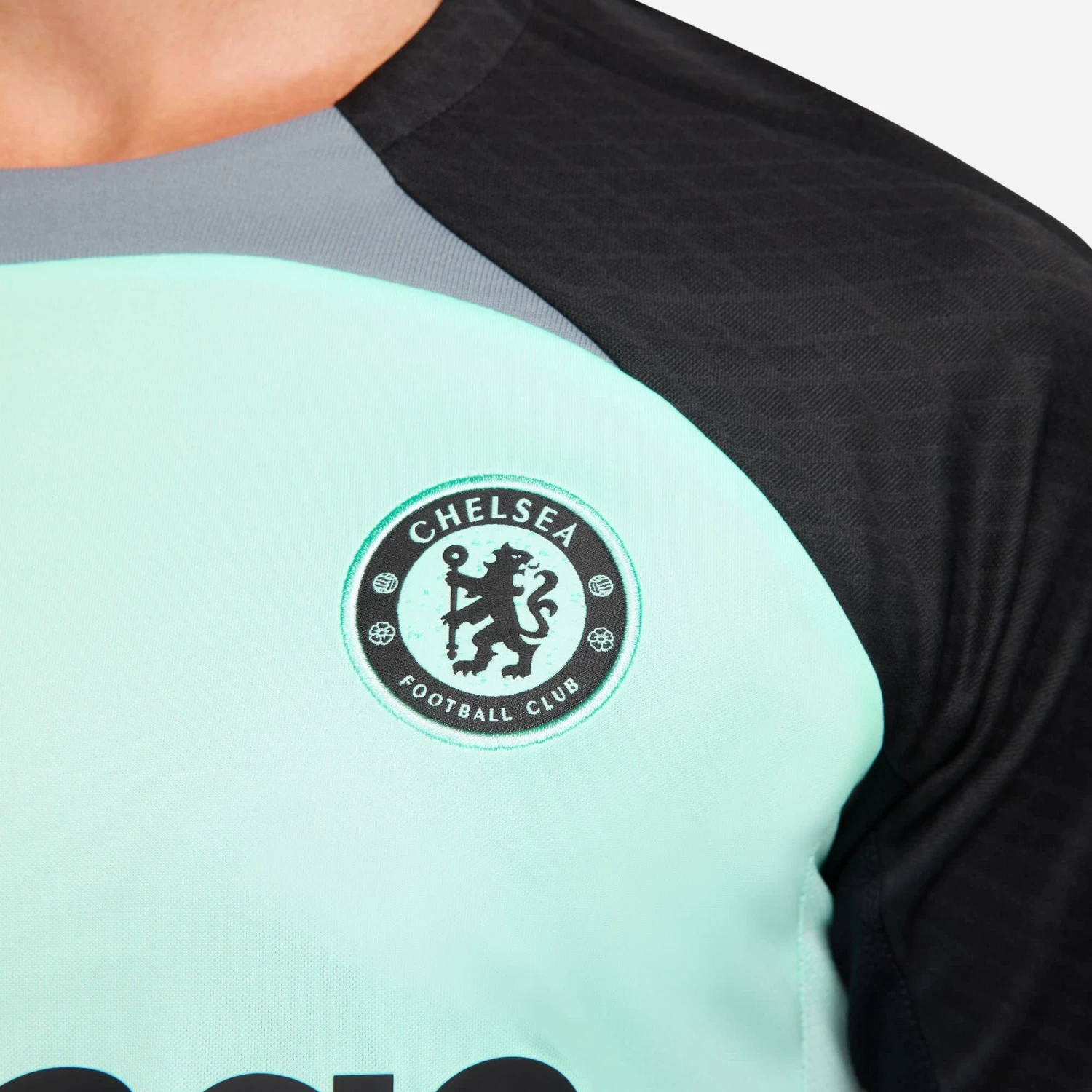 Nike Chelsea 23/24 Strike Training Jersey (Mint/Black) - Image 4