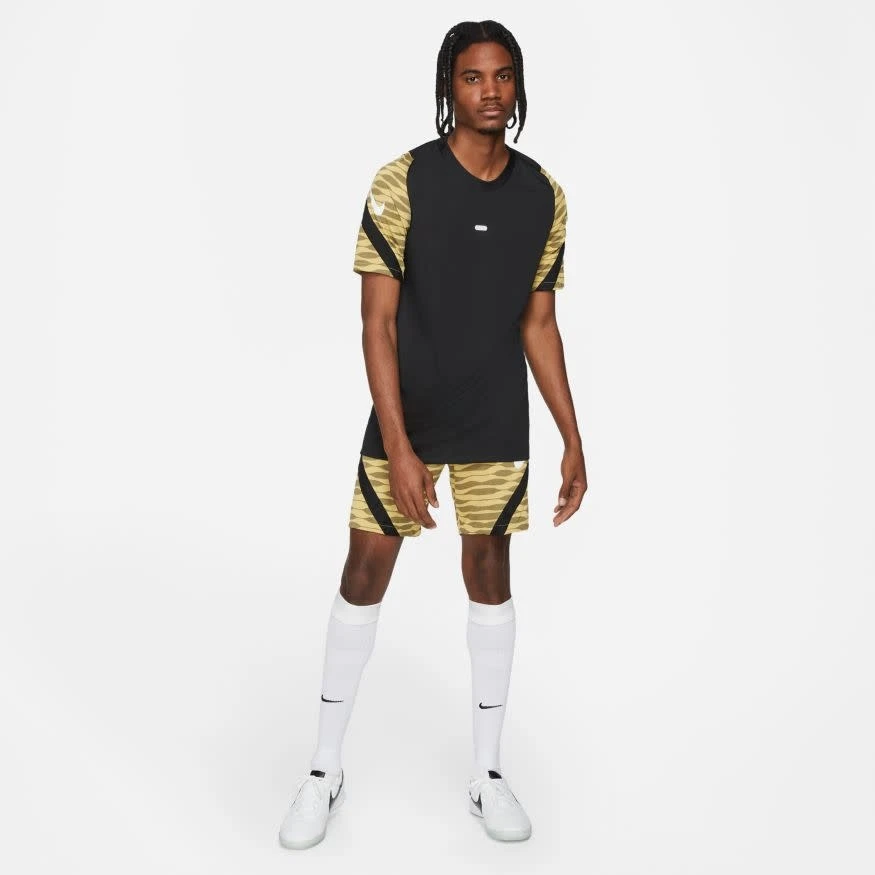 Nike Dri-Fit Strike SS Top (Black/Gold) - Image 4