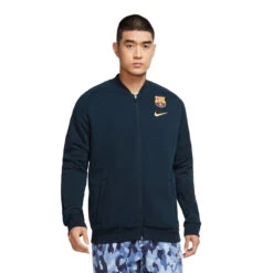 Nike FC Barcelona 20/21 Gfa Fleece Track Jacket (Navy)