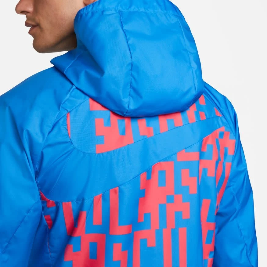Nike FC Barcelona 22/23 AWF Jacket (Blue/Red) - Image 6