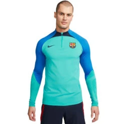 Nike FC Barcelona 22/23 Strike 1/4 Zip Top (Aqua)