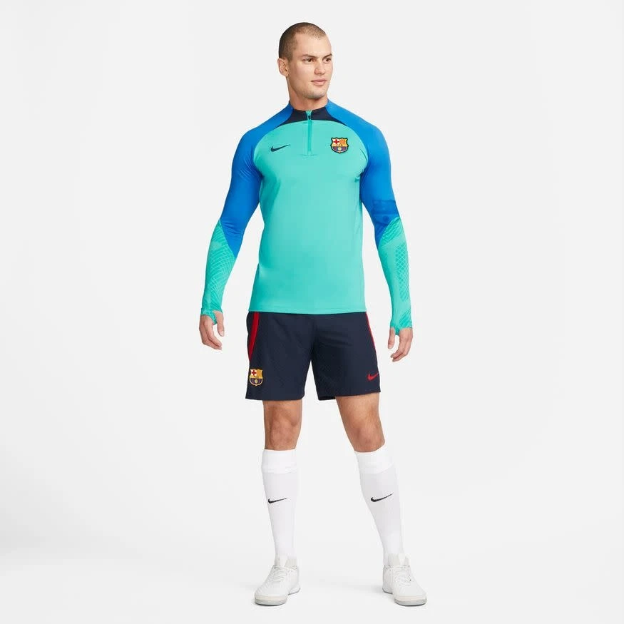 Nike FC Barcelona 22/23 Strike 1/4 Zip Top (Aqua) - Image 4