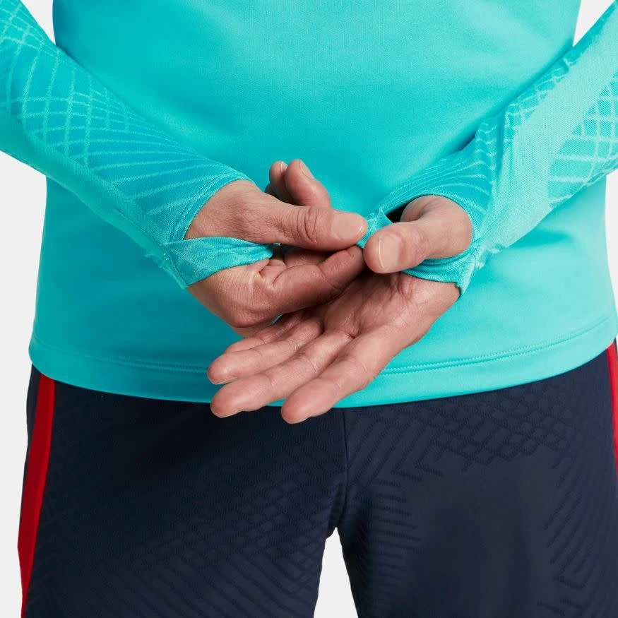 Nike FC Barcelona 22/23 Strike 1/4 Zip Top (Aqua) - Image 5