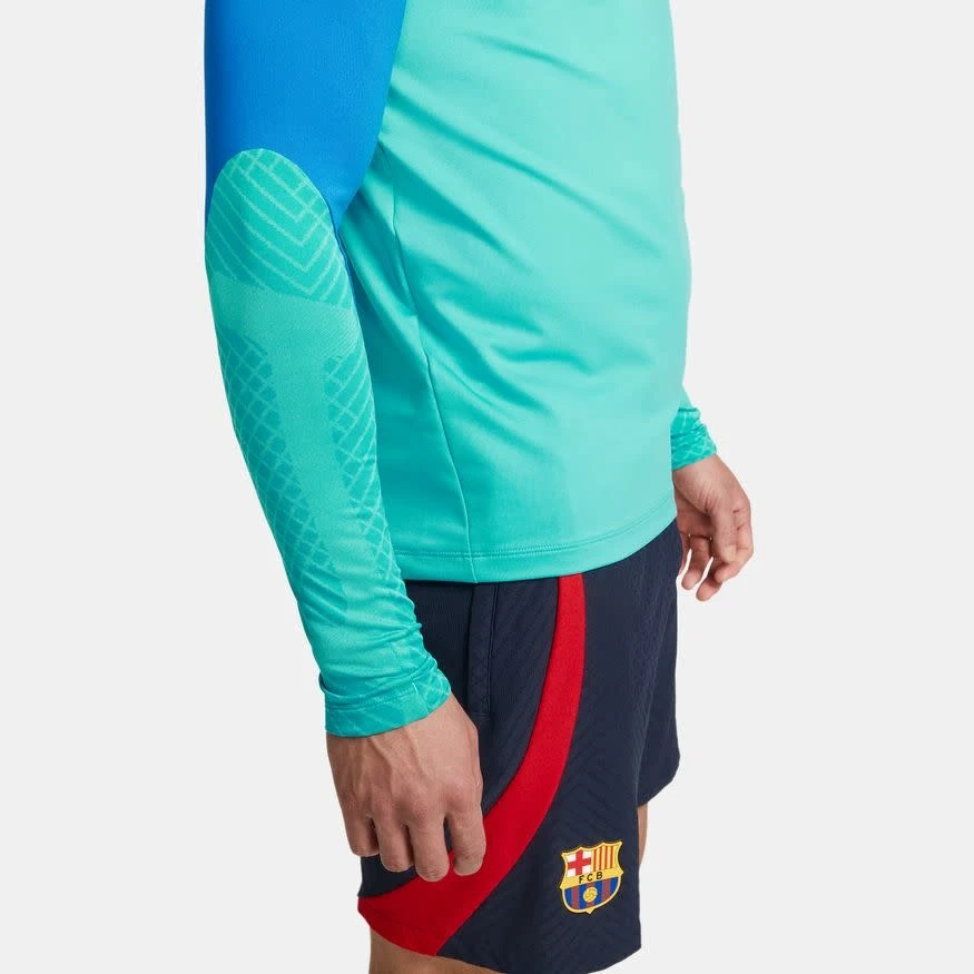 Nike FC Barcelona 22/23 Strike 1/4 Zip Top (Aqua) - Image 6