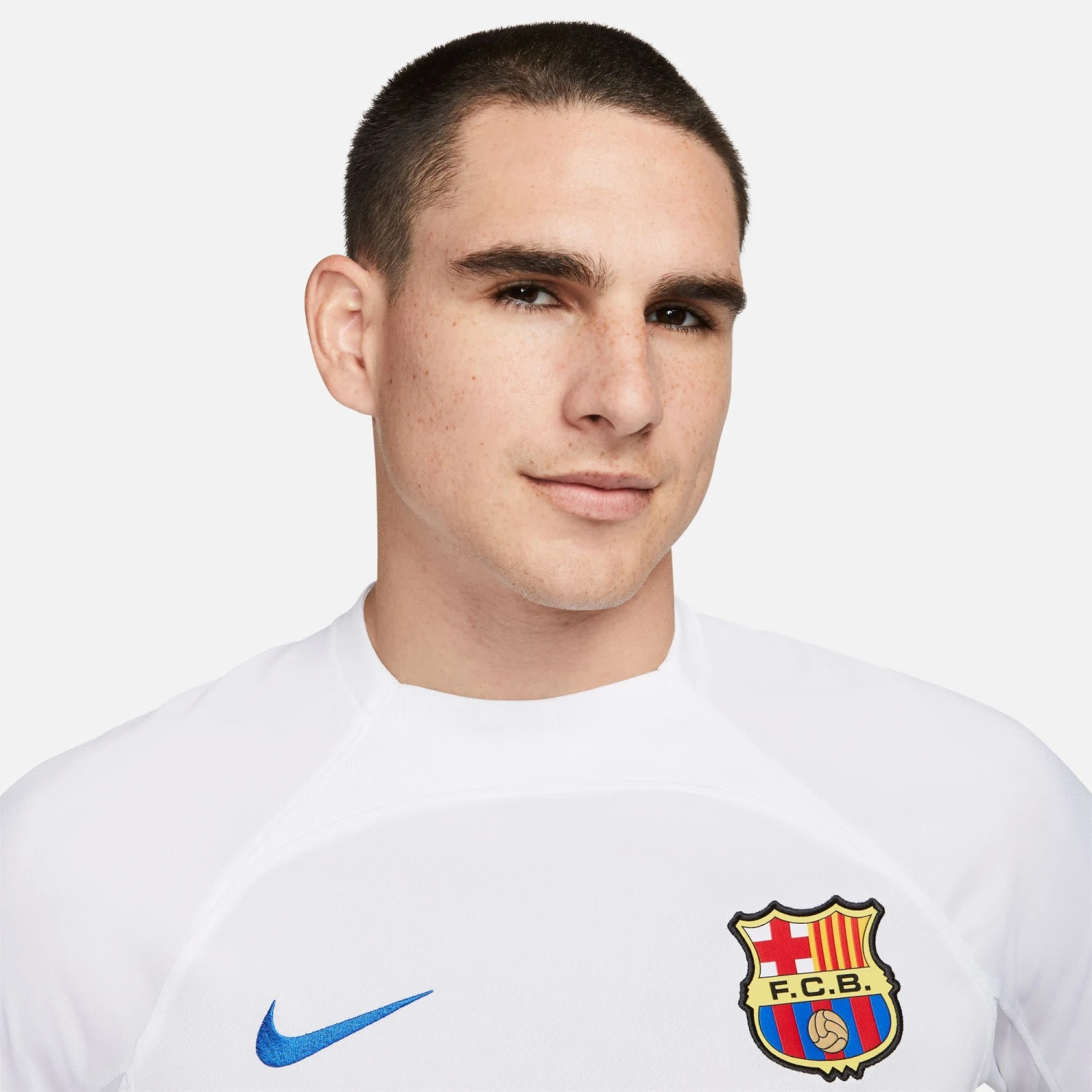 Nike FC Barcelona 23/24 Away Jersey (White) - Image 5