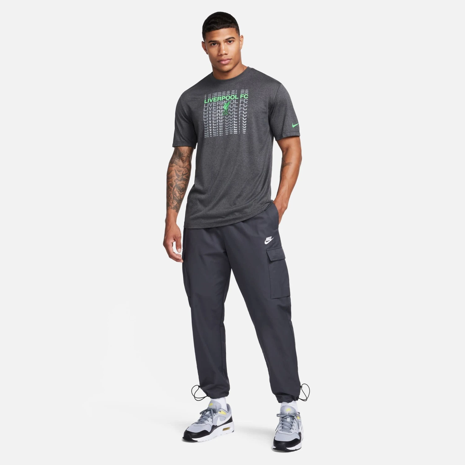Nike Liverpool 23/24 Rlgd Tee (Gray/Green) - Image 3