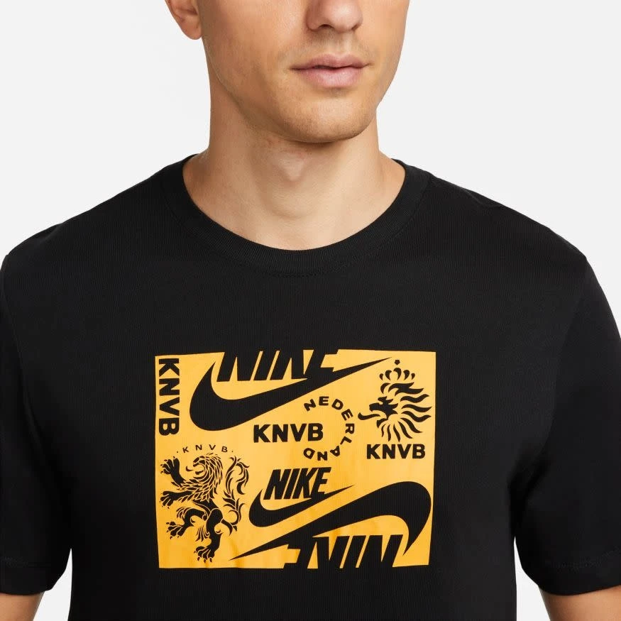 Nike Netherlands 2022 Graphic Tee (Black) - Image 4