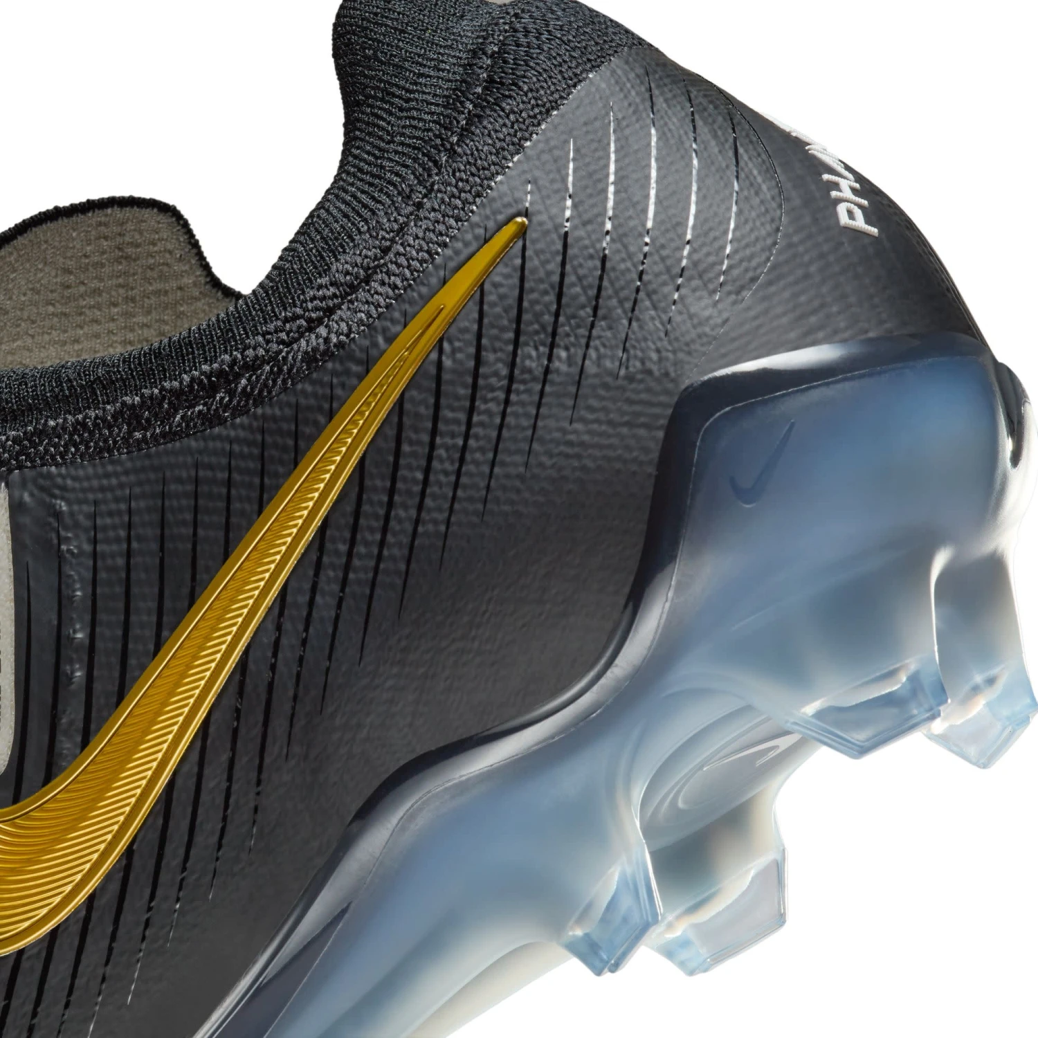 Nike Phantom GX 2 Elite FG (White/Black/Gold) - Image 9