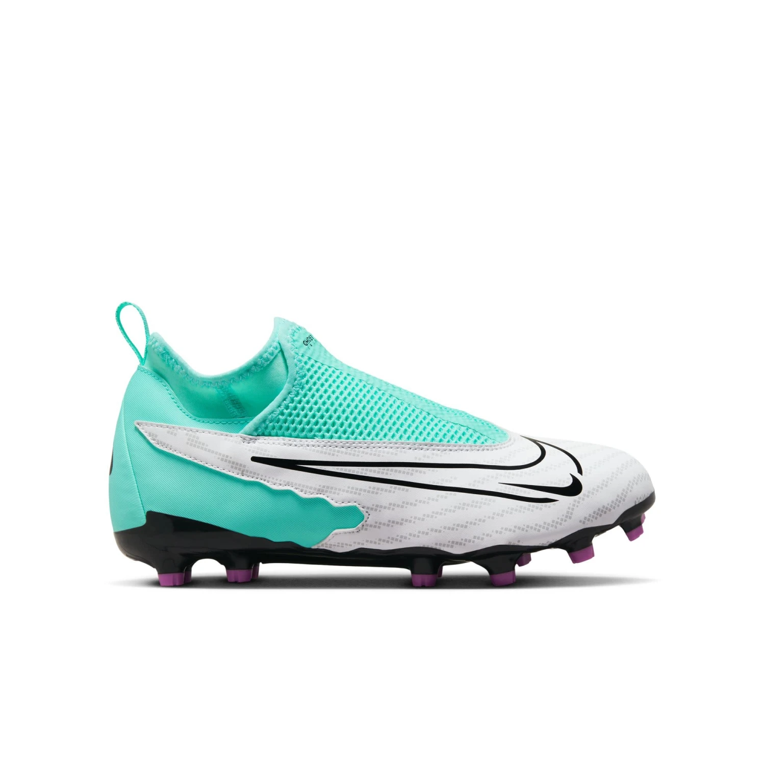 Nike Phantom GX Academy DF FG/MG Jr (White/Teal) - Image 4