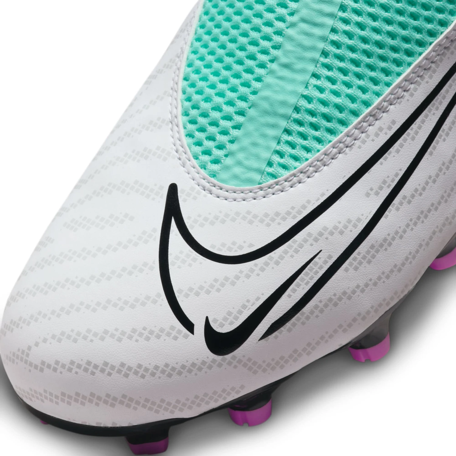 Nike Phantom GX Academy DF FG/MG Jr (White/Teal) - Image 7