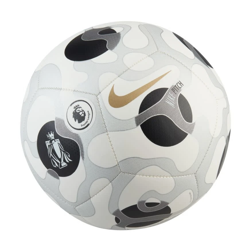 Nike Premier League Pitch Ball 21/22 (White/Silver/Black) - Image 2