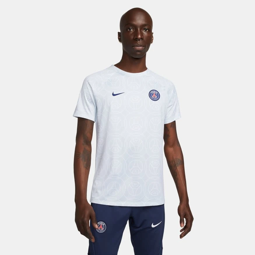 Nike PSG 22/23 Prematch Jersey (White/Gray) - Image 4