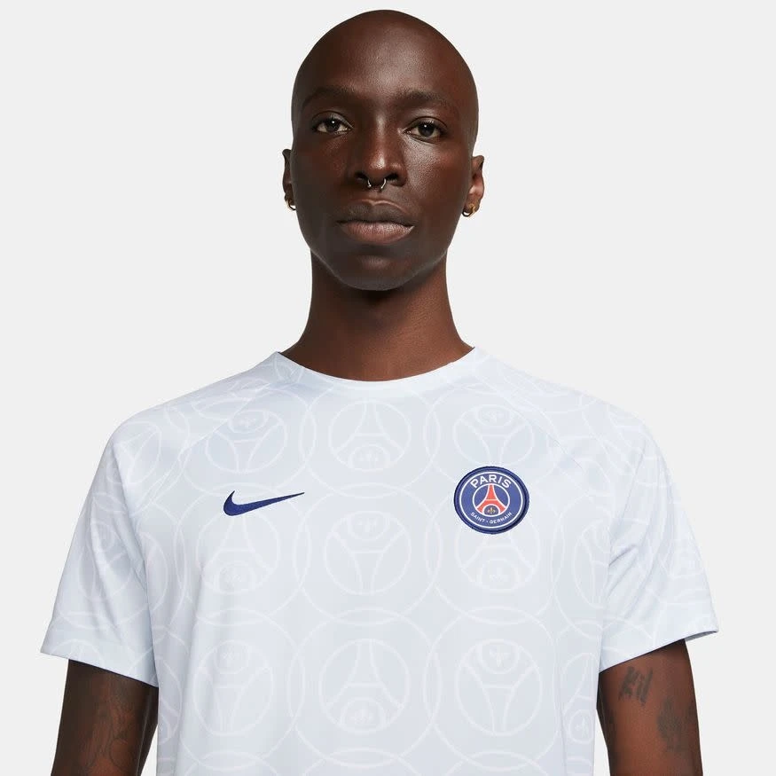 Nike PSG 22/23 Prematch Jersey (White/Gray) - Image 7