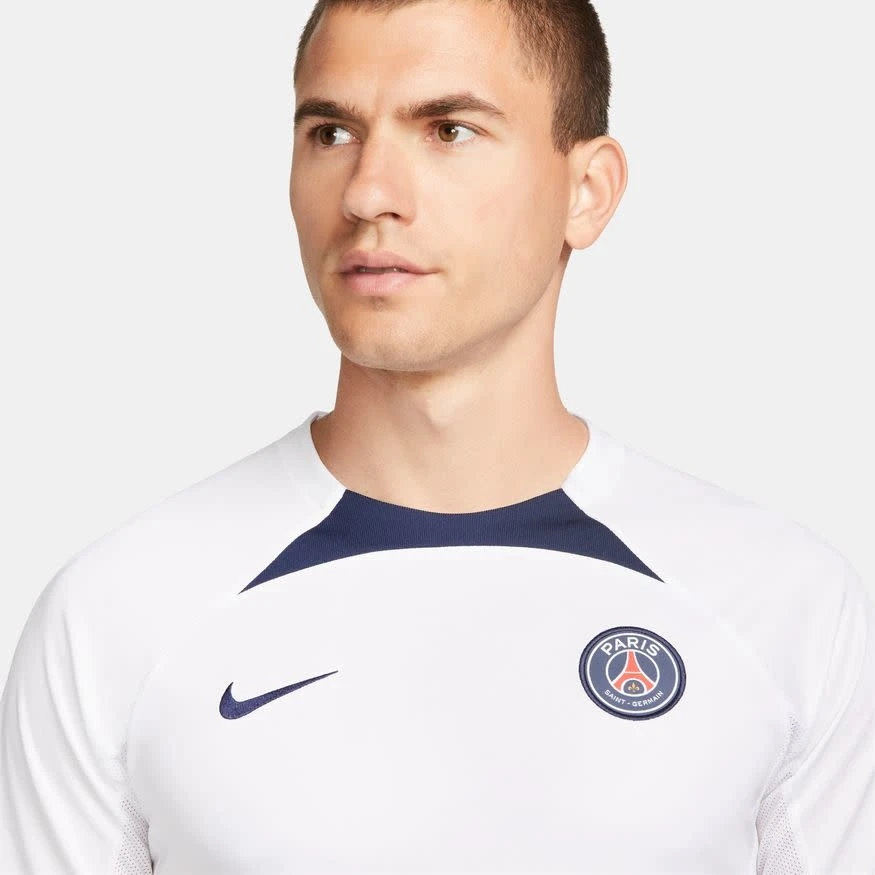 Nike PSG 22/23 Strike Training Jersey (White/Navy) - Image 3