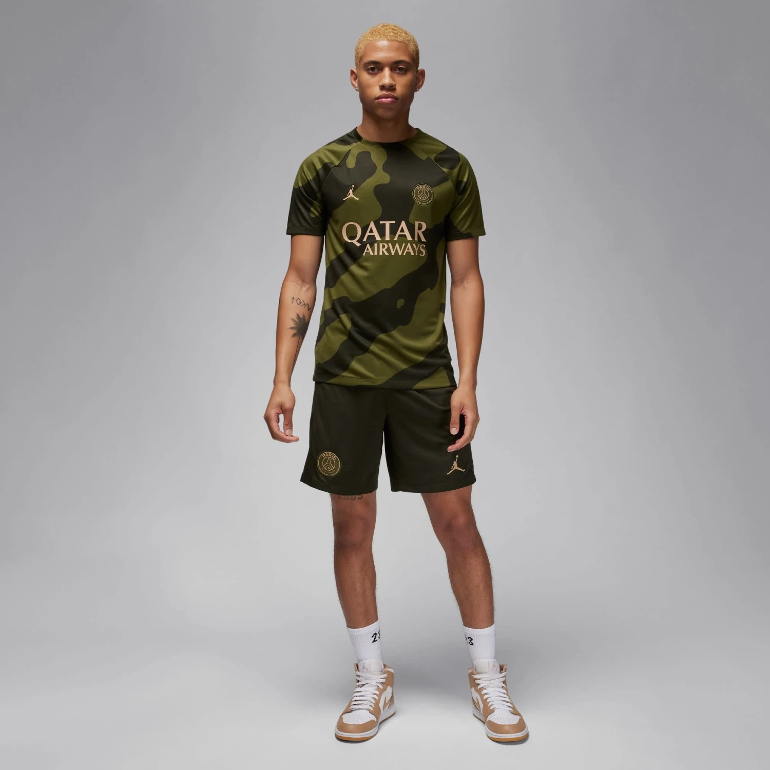 Nike PSG 23/24 Academy Prematch Jersey (Green) - Image 6