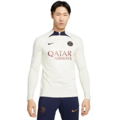Nike PSG 23/24 Strike Drill Top 1/4 Zip (Cream/Navy)