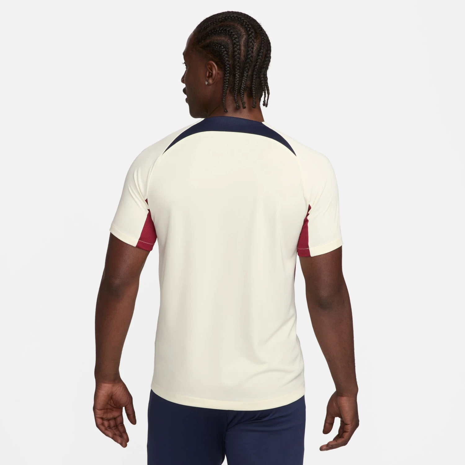 Nike PSG 23/24 Strike Training Jersey (Sand/Navy) - Image 2