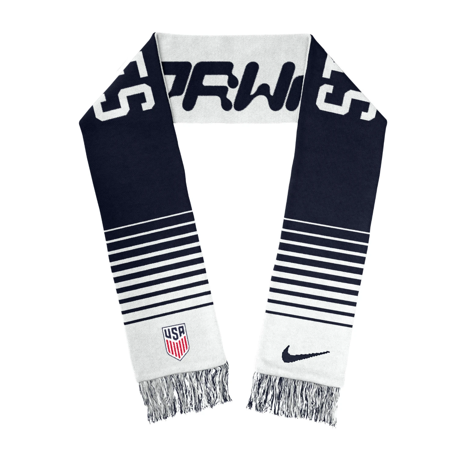Nike USA 2022 Local Verbiage Scarf (White/Navy)