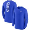 Nike USA 2022 Long Sleeve Ignite Tee (Blue)
