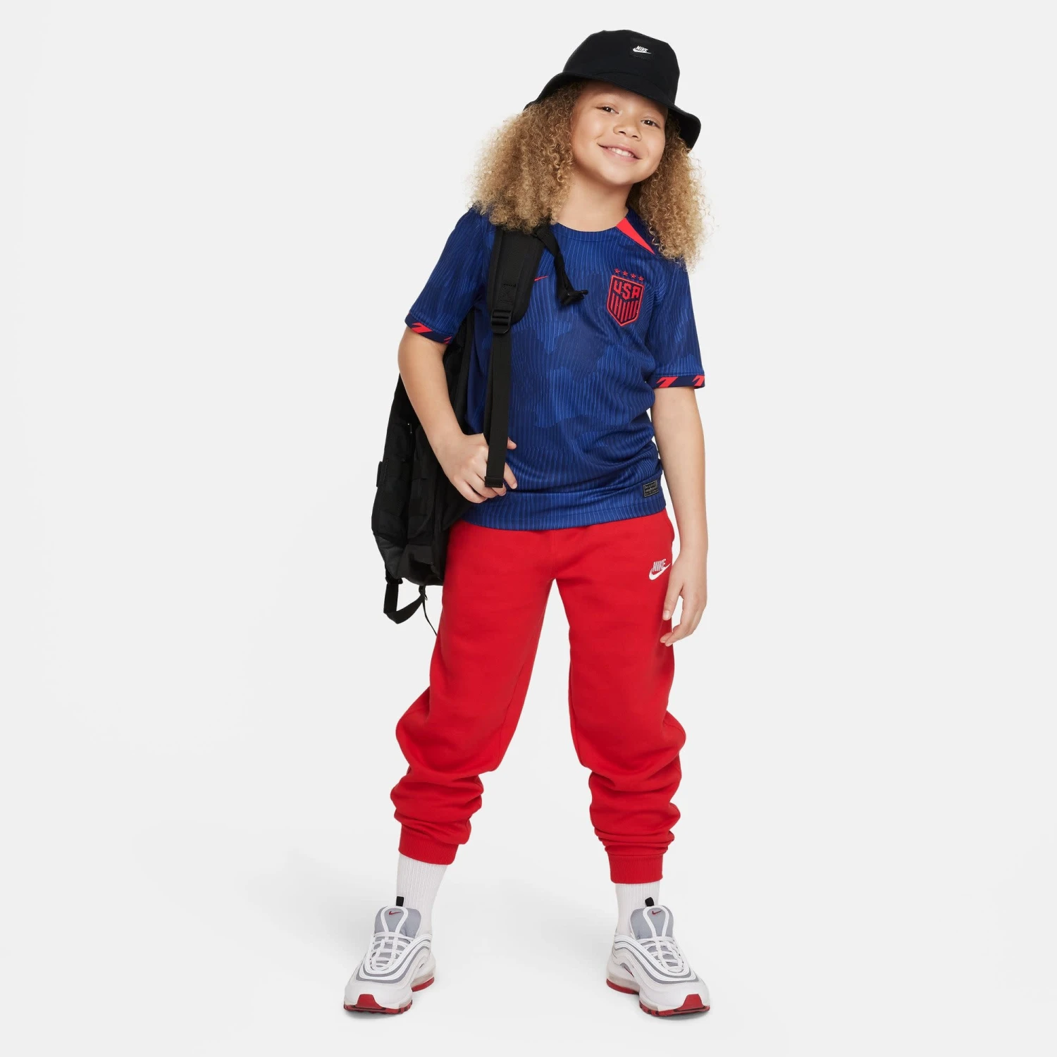 Nike USA 2023 USWNT Away Jersey Youth (Navy) - Image 9