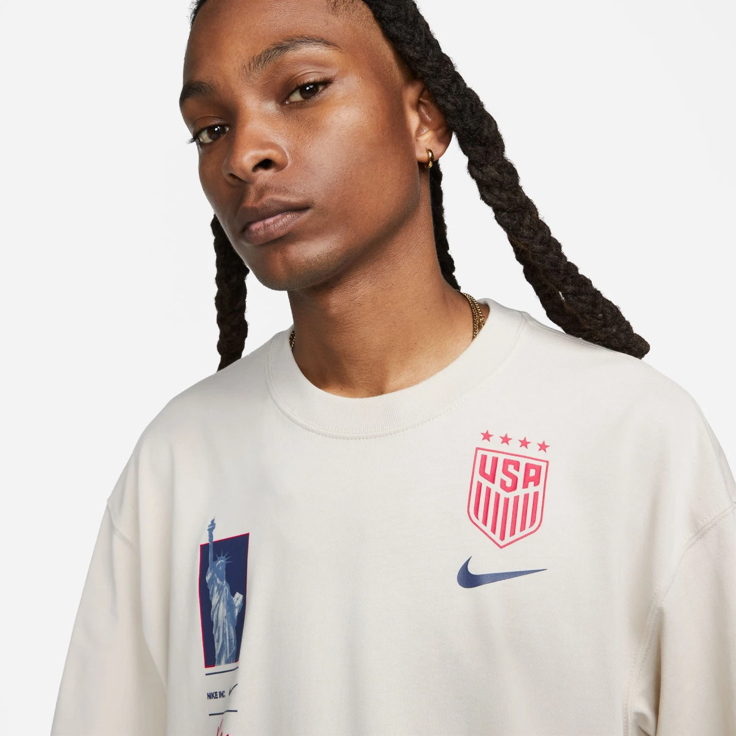 Nike USA 2023 USWNT Original Max90 Tee (Beige) - Image 3