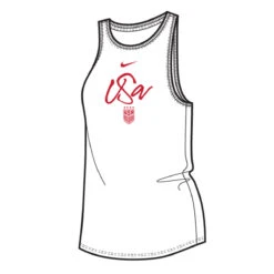 Nike USA 2023 USWNT Tomboy Tank Women's (White)