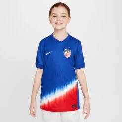 Nike USA 2024 USMNT Away Jersey Youth (Blue/Red)
