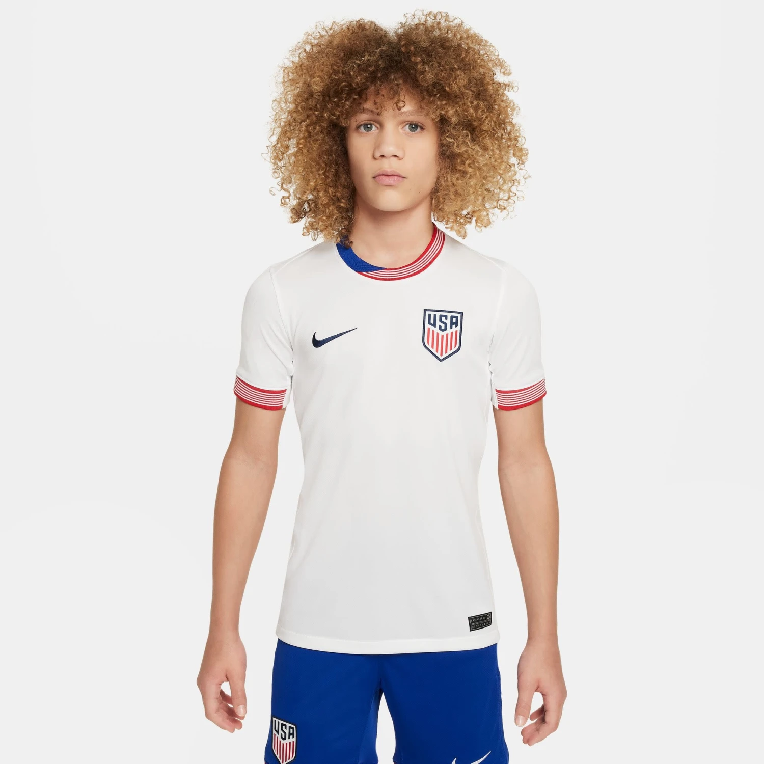Nike USA 2024 USMNT Home Jersey Youth (White)