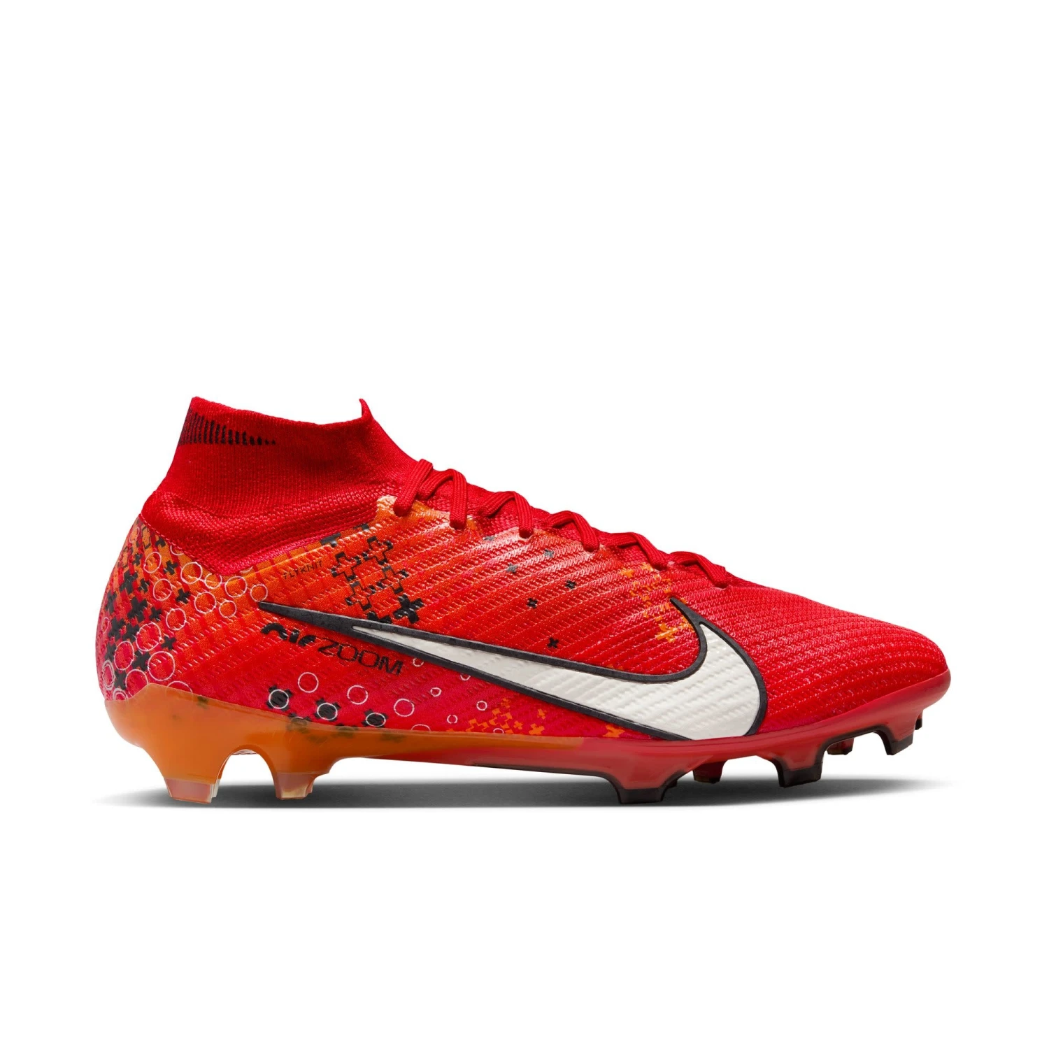 Nike Zoom Mercuiral Superfly 9 Elite MDS FG (Red/Orange) - Image 4
