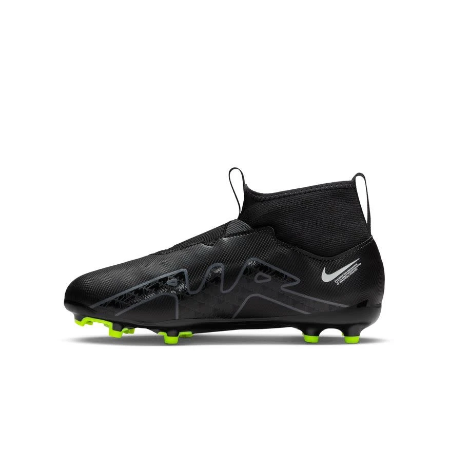 Nike Zoom Mercurial Superfly 9 Academy FG/MG Jr (Black/White) - Image 5