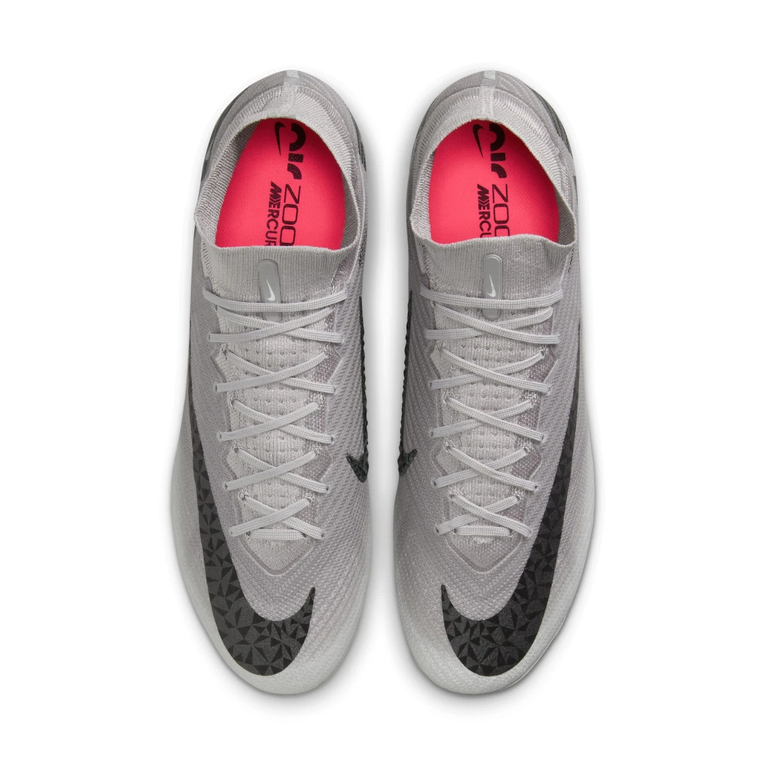 Nike Zoom Mercurial Superfly 9 Elite FG AS (Gray/Black) - Image 4